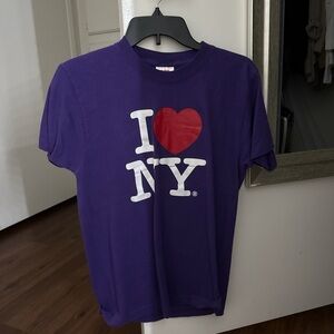 Purple I Love NY T-Shirt